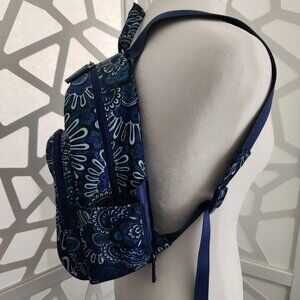 Vera Bradley Navy & White Backpack BRAND NEW